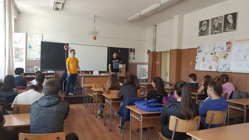 TSD Team with Another Visit to a Local High School